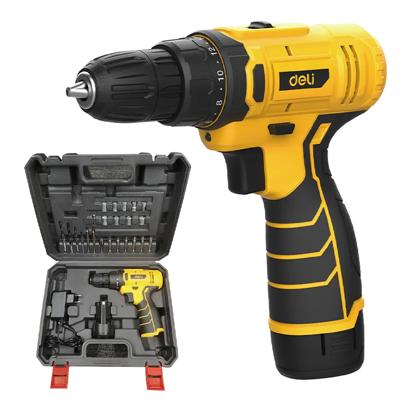 edl dz12 6a2 lithium ion cordless drill set